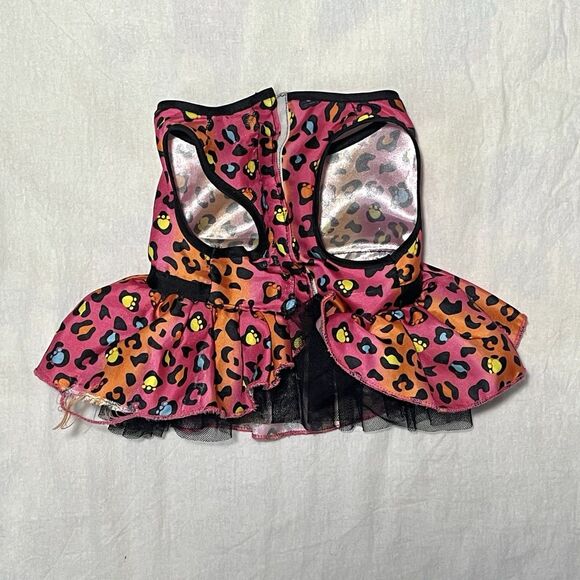 Build a Bear Lot Of 3 Teddy Bear Clothes Silver Romper Blue And Red Dresses - Picture 8 of 14